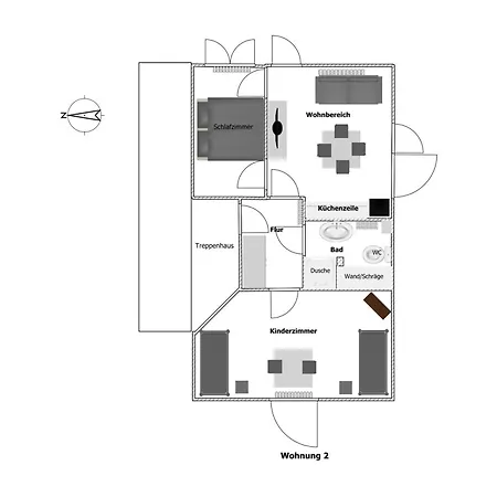 Apartament Haus Wildfang 2