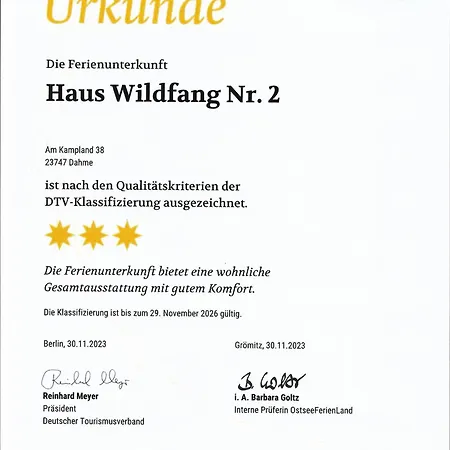 Haus Wildfang 2 Dahme (Schleswig-Holstein)